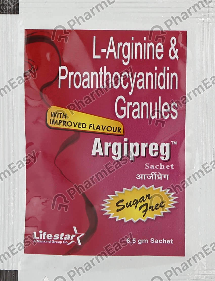 Argipreg Sachet 6.5g Granules | Sugar Free By MANKIND PHARMACEUTICALS LTD 6.5g Granules in Sachet