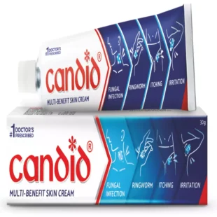 Candid Clotrimazole Cream | Tube | 30 Gm