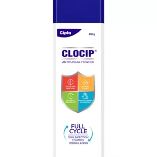Clocip Anti Fungal Powder Of 100 Gm