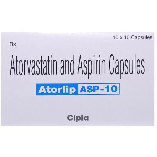 Atorlip Asp 10mg Capsule